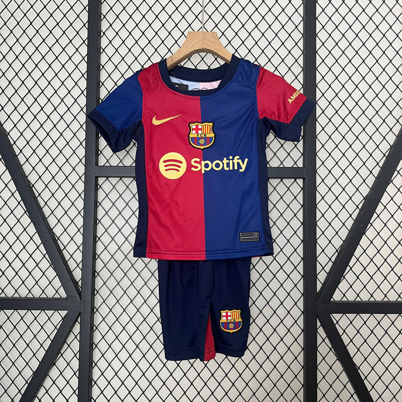 CAMISOLA BARCELONA I 24/25 CONJUNTO INFANTIL