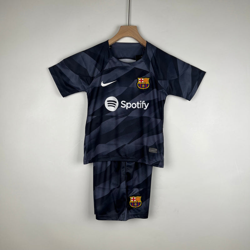 CAMISOLA BARCELONA PORTERO/GUARDA REDES II 23/24 CONJUNTO INFANTIL